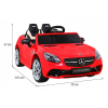 Mercedes Benz SLC300 Auto na akumulator dla dzieci Czerwony + Dźwięki MP3 Światła + Pilot + Wolny Start